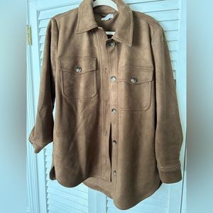 LOFT suede Shacket
